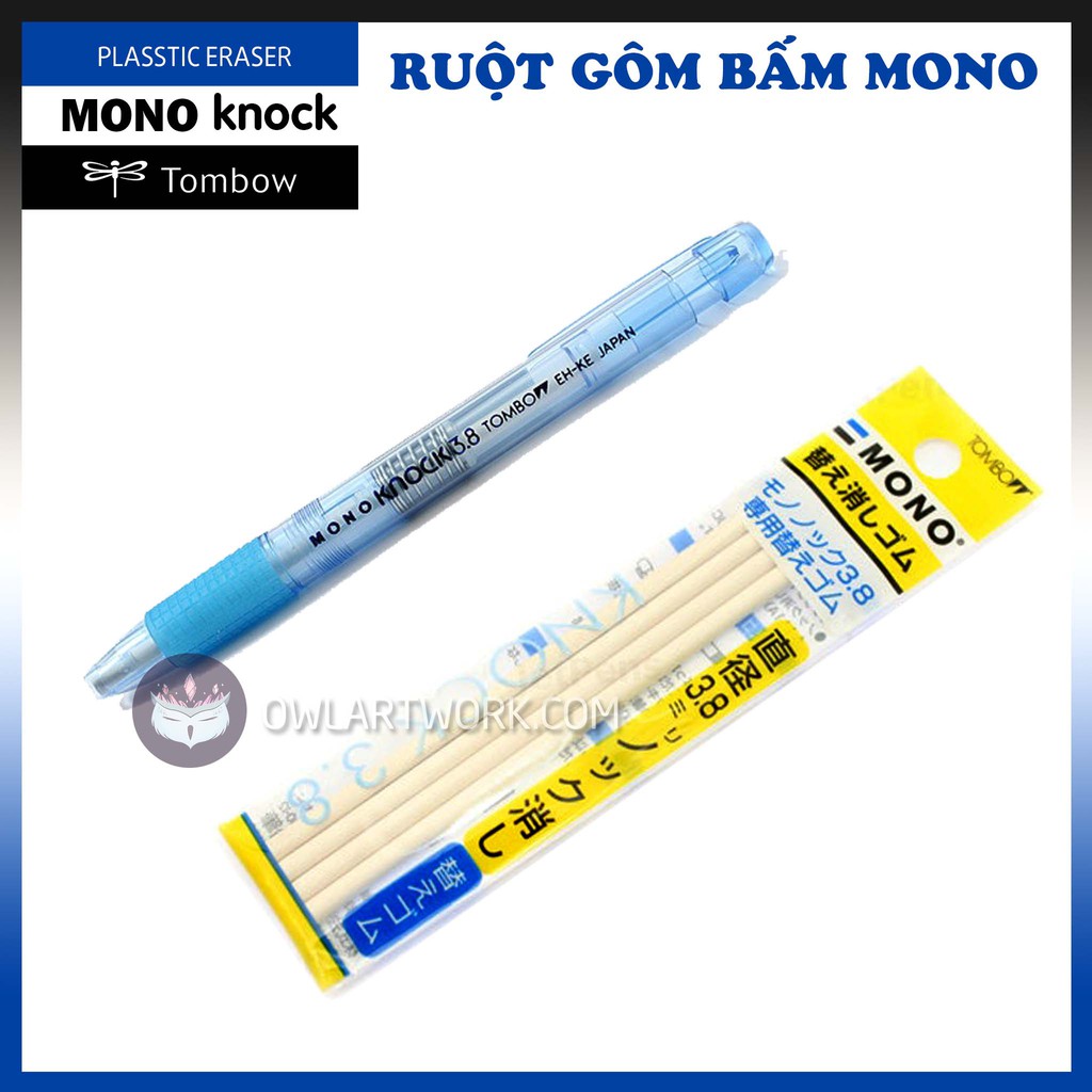 Bút GÔM bấm Tombow Mono Knock