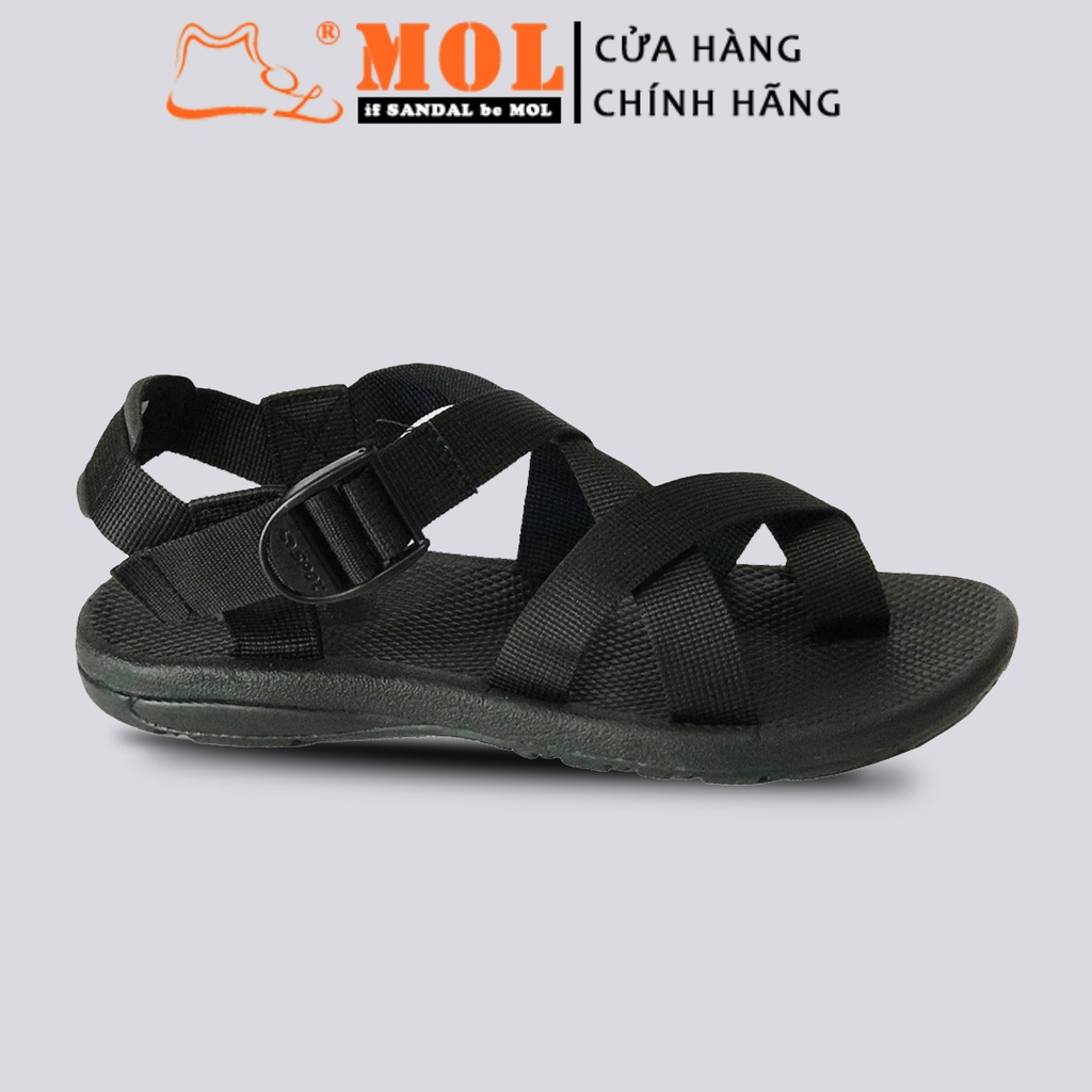 Giày sandal couple nam nữ hiệu MOL MS1167B