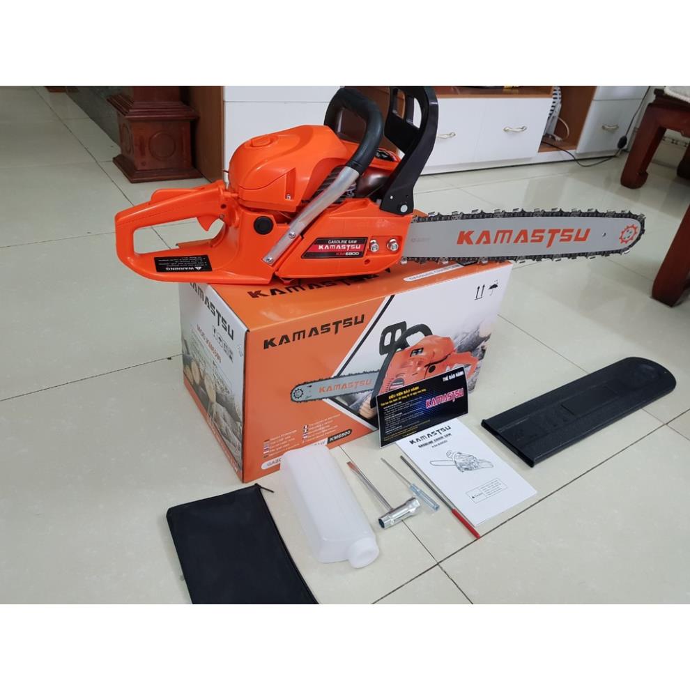 Máy cưa xích chạy xăng Kamatsu KM6800 hàng chính hãng