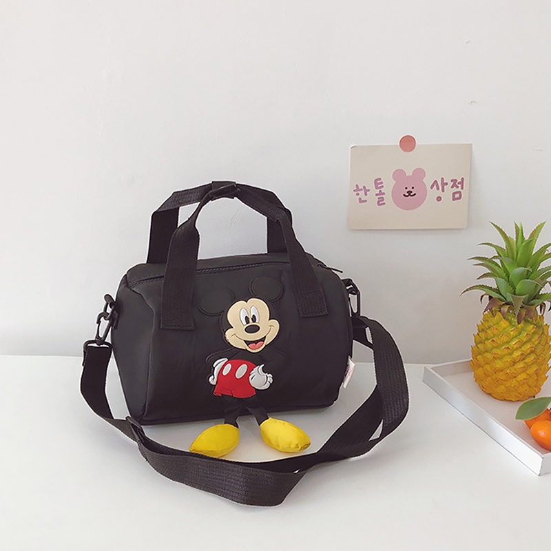 Túi Đeo Chéo Hình Chuột Mickey Hoạt Hình Đáng Yêu Dành Cho Bé