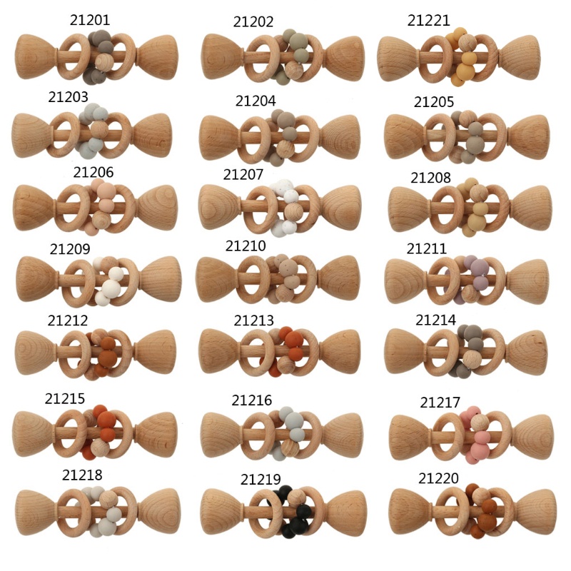 ✿ Vòng Cổ Lục Lạc Thân Thiện Với Môi Trường Cho Bé Ngậm Mọc Răng