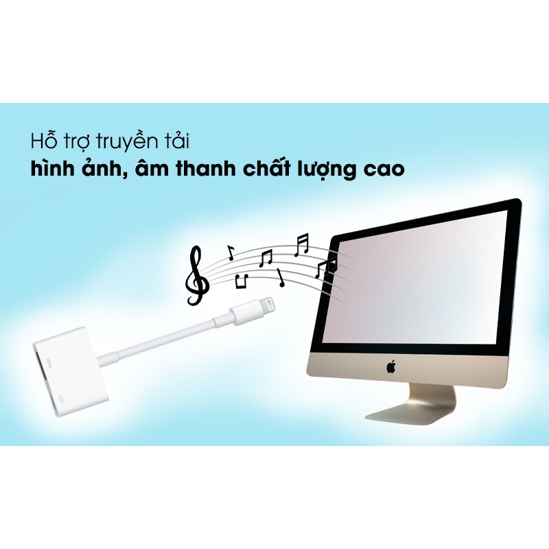 Adapter chuyển đổi Lightning sang cổng HDMI MD826 Apple Trắng [ CHÍNH HÃNG ]