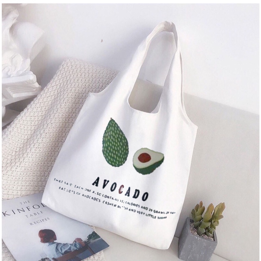 Túi tote Hazin vải canvas ulzzang unisex hoạ tiết đa dạng in chữ đẹp rẻ size lớn vừa A4 đi học đi làm