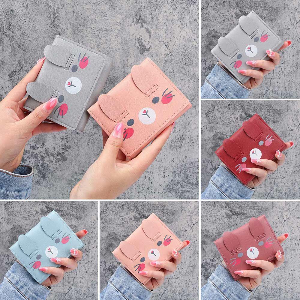 Ví Ngắn Màu Trơn Dễ Thương Cho Học Sinh