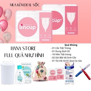 Cốc Nguyệt San 💖 Lincup Chính Hãng Nhập Khẩu Mỹ 💖 Tặng Nhiều Quà 💖