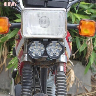 1 Đèn Pha 18 Bóng Led 40w Siêu Sáng Cho Xe Máy Xe Hơi