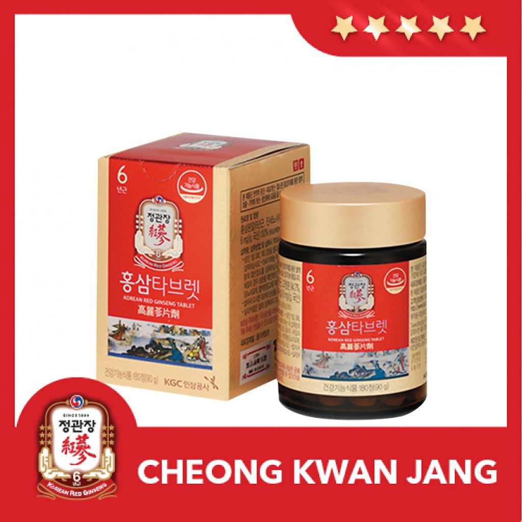 Viên nén Hồng Sâm KGC 180 viên + Tặng kẹo Hồng Sâm Hàn Quốc