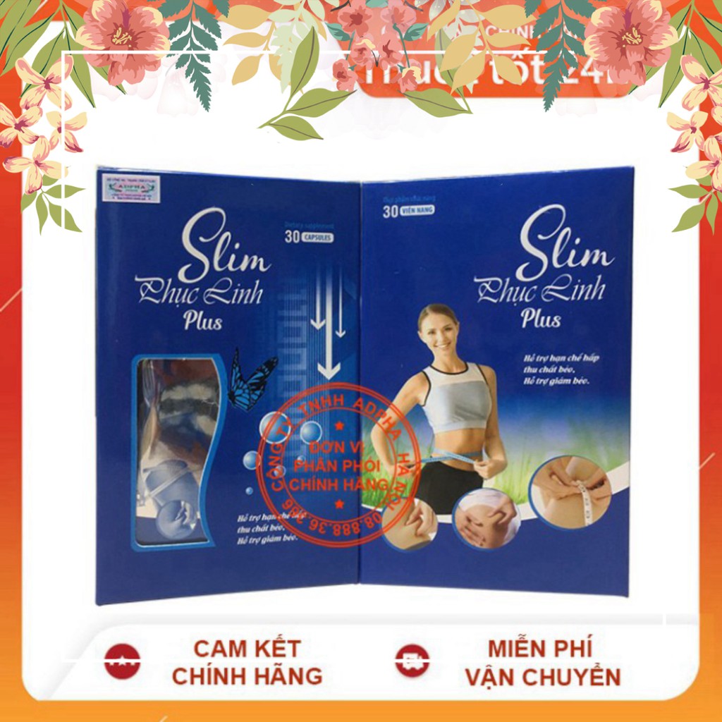 ƯU ĐÃI ✅(Date 2023) Slim Phục Linh Plus viên nang giảm cân ƯU ĐÃI