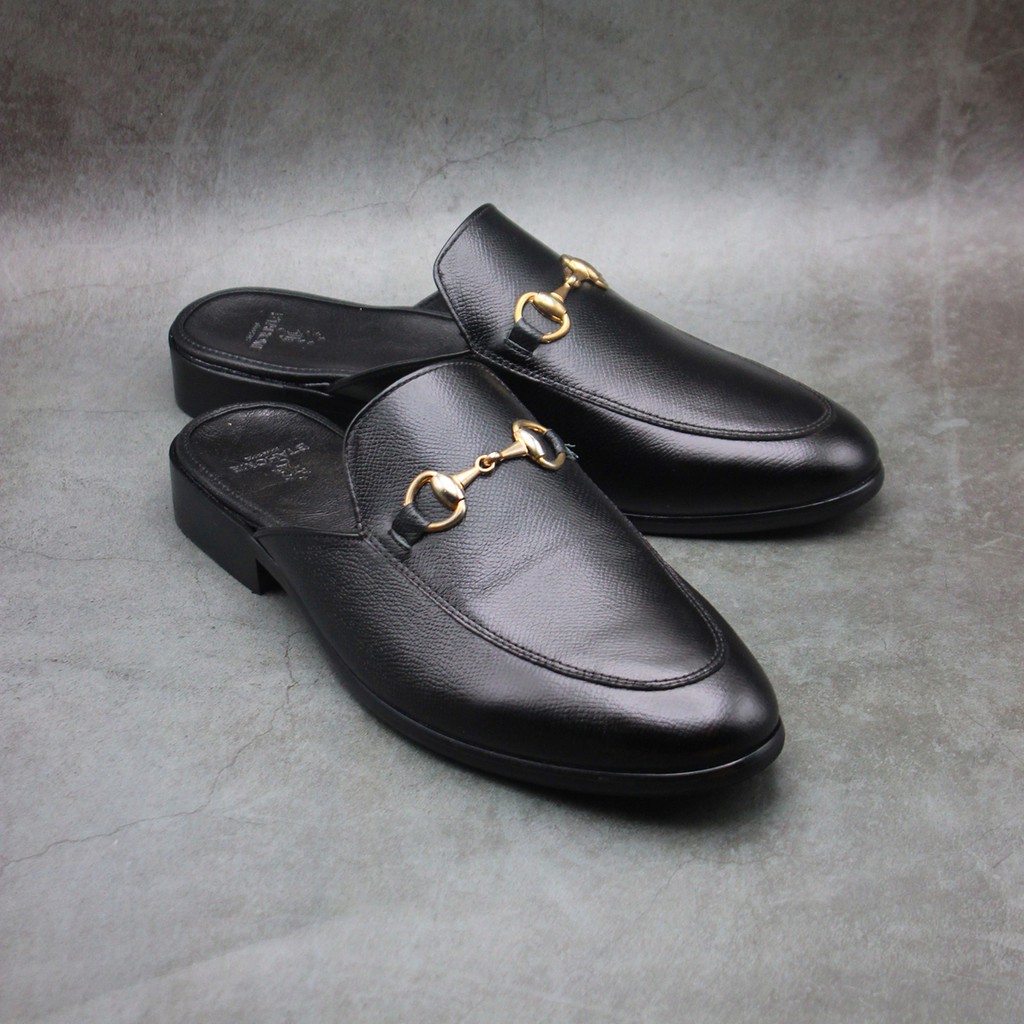 Giày sục nam CHÍNH HÃNG BTAHOME LX 280-2 size 38-43, DA BÒ VÂN SAFFIANO NGUYÊN TẤM BẢO HÀNH 1 NĂM.