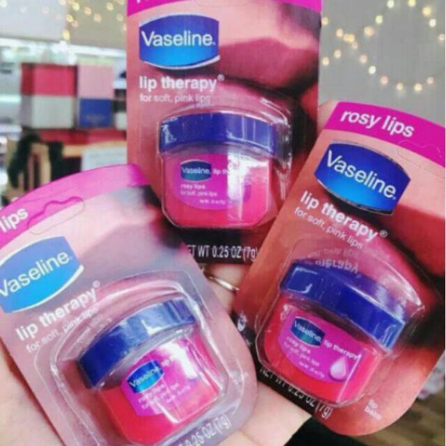 Sáp dưỡng môi vaseline môi hồng xinh