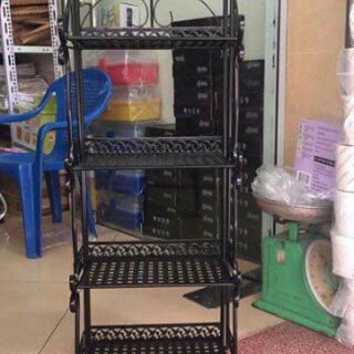 Kệ sắt phun sơn đa năng 4 tầng