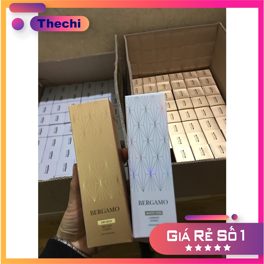 Serum dưỡng trắng Bergamo White Vita/24K Gold Luminant Essence căng mịn da 110ml | BigBuy360 - bigbuy360.vn