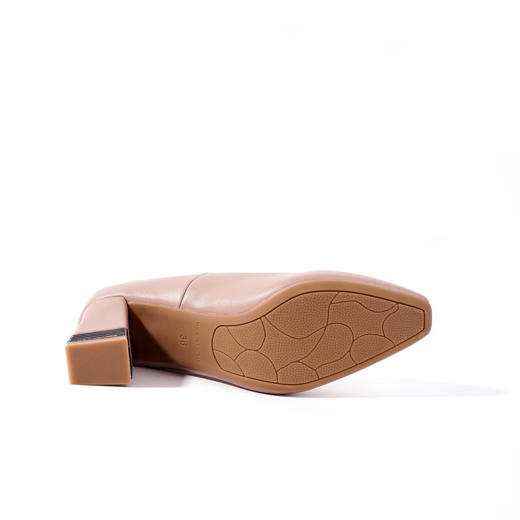 Giày Cao Gót Nữ JOTI Venus 3292VN5 - Mũi Vuông Bít Gót Đế Vuông Cao 5cm Da Bò Thật - Mang Công Sở Dự Tiệc