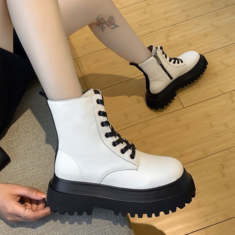 (HÀNG LOẠI XỊN, SẴN 1 SỐ SIZE) Giày BOOT Nữ Đế 7 phân Khoá Kéo Xịn Xò Phong cách Hàn Quốc | BigBuy360 - bigbuy360.vn