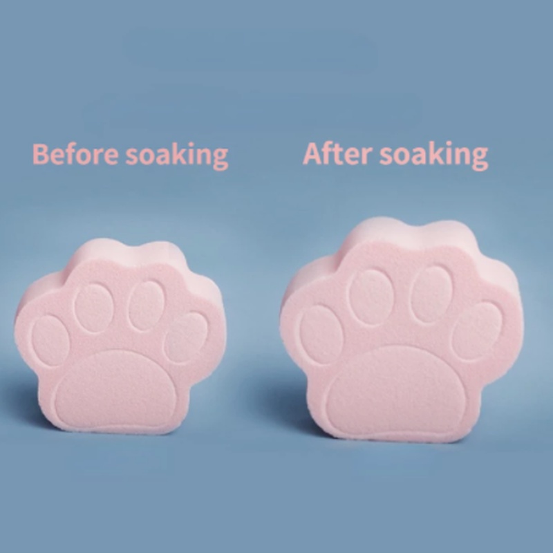 Mút Tán Kem Nền Trang Điểm Mềm Mại Thiết Kế Hình Chân Mèo Độc Đáo