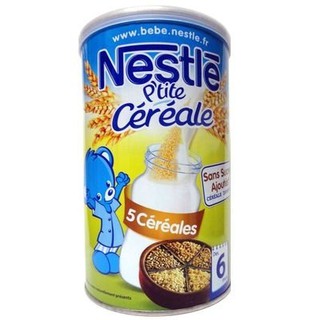 Bột lắc sữa Nestle Pháp 6m+ hộp 400g