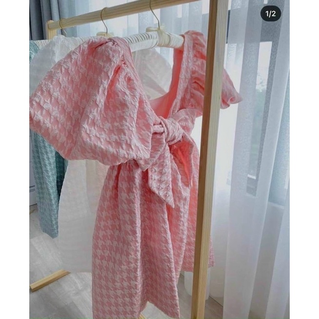 Đầm Baby doll tay phồng mẫu mới