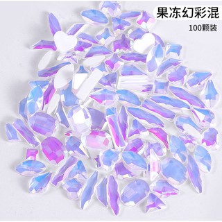 Đá khối chân bằng đính móng siêu sáng siêu xinh