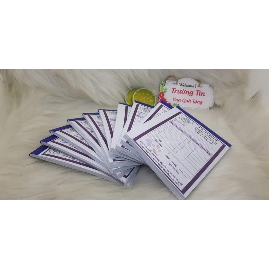 HOÁ ĐƠN 2 LIÊN IN THEO YÊU CẦU