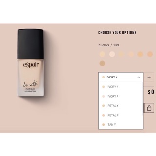 Kem Nền Espoir (ESPOIR PRO TAILOR FOUNDATION BE SILK)