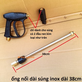 Ống nối dài súng rửa xe áp lực cao của máy xịt rửa áp lực - Dài 38cm
