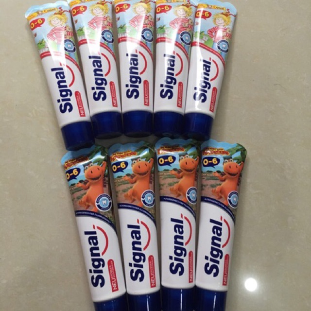 Kem đánh răng signal - Đức Cho bé từ 0-6 tuổi