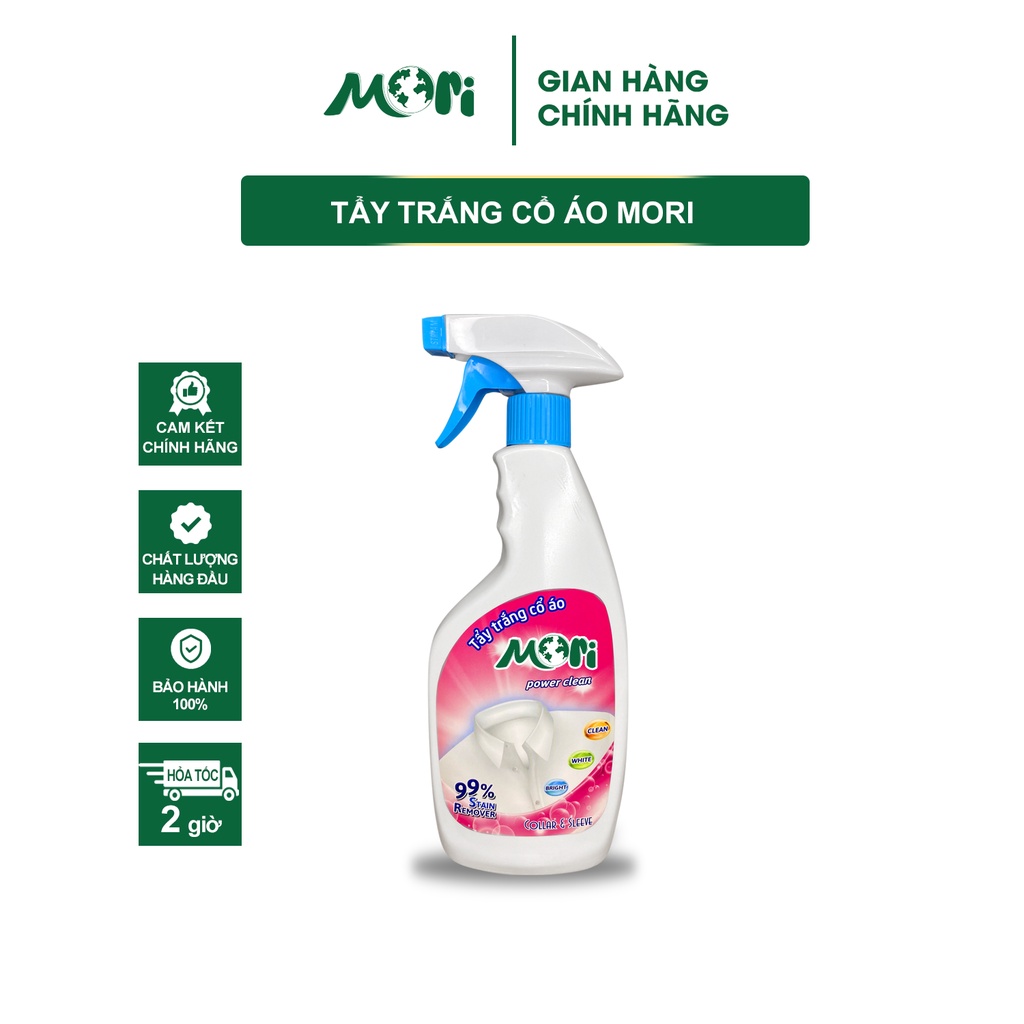 Tẩy trắng cổ áo Mori - Loại bỏ mọi vết bẩn trên cổ áo và tay áo_CHÍNH HÃNG 100%