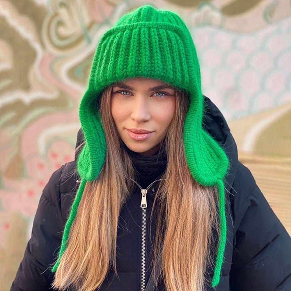 Mũ Len Trùm Đầu Chống Gió Giữ Ấm Thời Trang Dễ Thương WMES15H