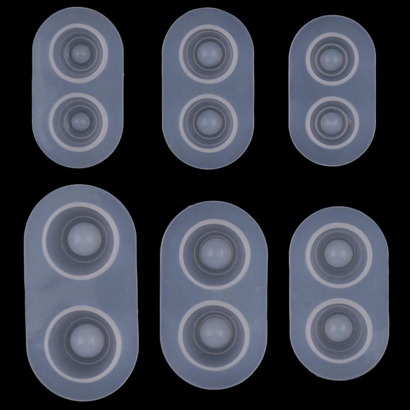 Set 6 khuôn Silicone đa cơ chuyên dụng làm mắt búp bê Bjd