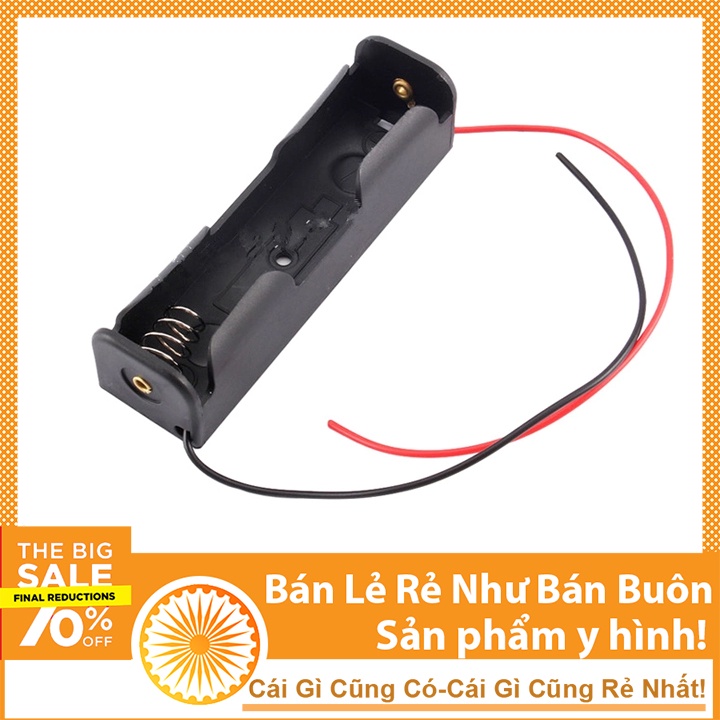 Đế Pin Ultrafire 18650 1 Pin Có Dây