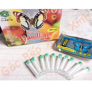 2 GÓI BỘT THƠM VANI HIỆU CON BƯỚM (10 ống/gói)