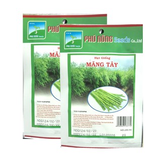 Combo 2 gói Hạt giống Măng Tây 100hạt/gói (2 gói 200 hạt) giống măng tây Xanh nhập khẩu mỹ Date 3.2022