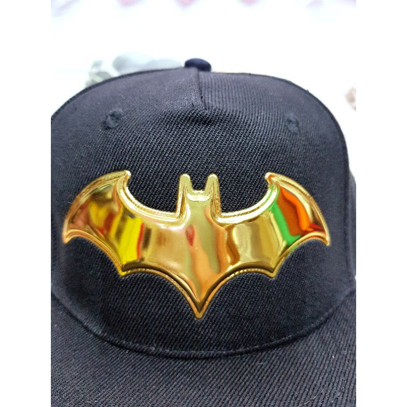 3-5 tuổi, mũ - nón lưỡi trai Hiphop HM xuất dư xịn - Batman Gold cho bé trai