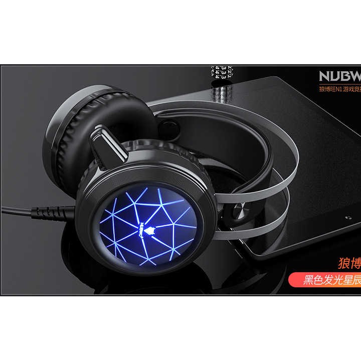 Tai Nghe Gaming NubWo N1 Âm Thanh Giả Lập 7.1 Đèn Led RGB Có Mic- Tai Nghe Chuyên Game Thủ Pubg , Ros, Liên Minh-YJ