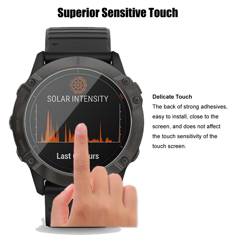 Kính Cường Lực 9H Bảo Vệ Màn Hình Chống Trầy Cho Đồng Hồ Thông Minh Garmin Fenix 7 Fenix 7X 7S 5 6S 6X 6 Pro