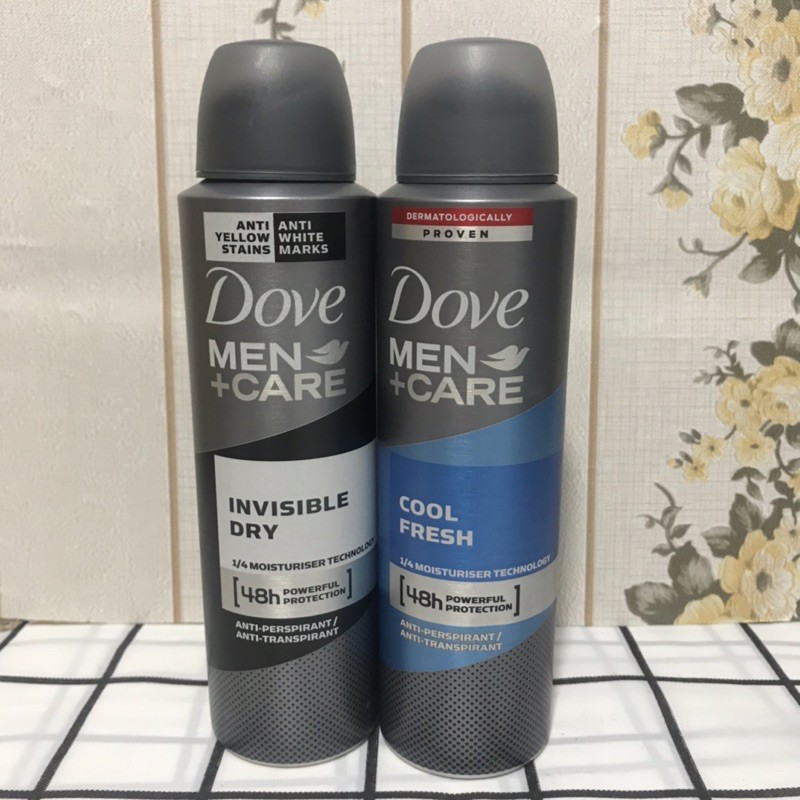 Xịt khử mùi toàn thân MEN Dove 150ml USA