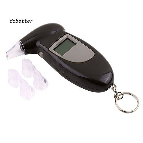 【Máy đo nồng độ cồn trong hơi thở
】Portable Digital LCD Breath Alcohol Breathalyzer Analyser Tester Test Detector