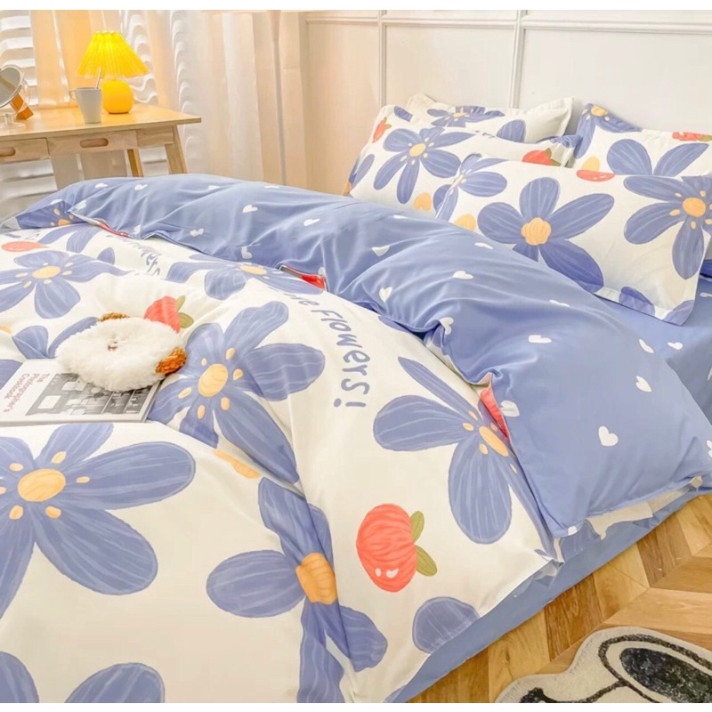 Set Chăn Ga Cotton Poly Siêu Xinh Thoáng Mát (Shinbedding)