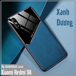 Ốp lưng cho Xiaomi Redmi 9A gương da GENEROUS
