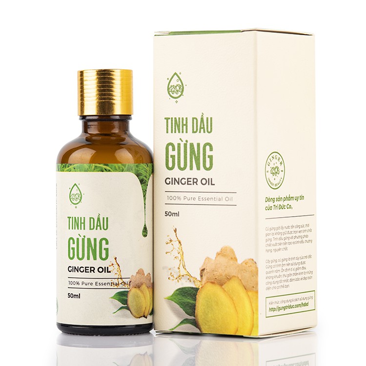 [20ml] Tinh dầu gừng Trí Đức