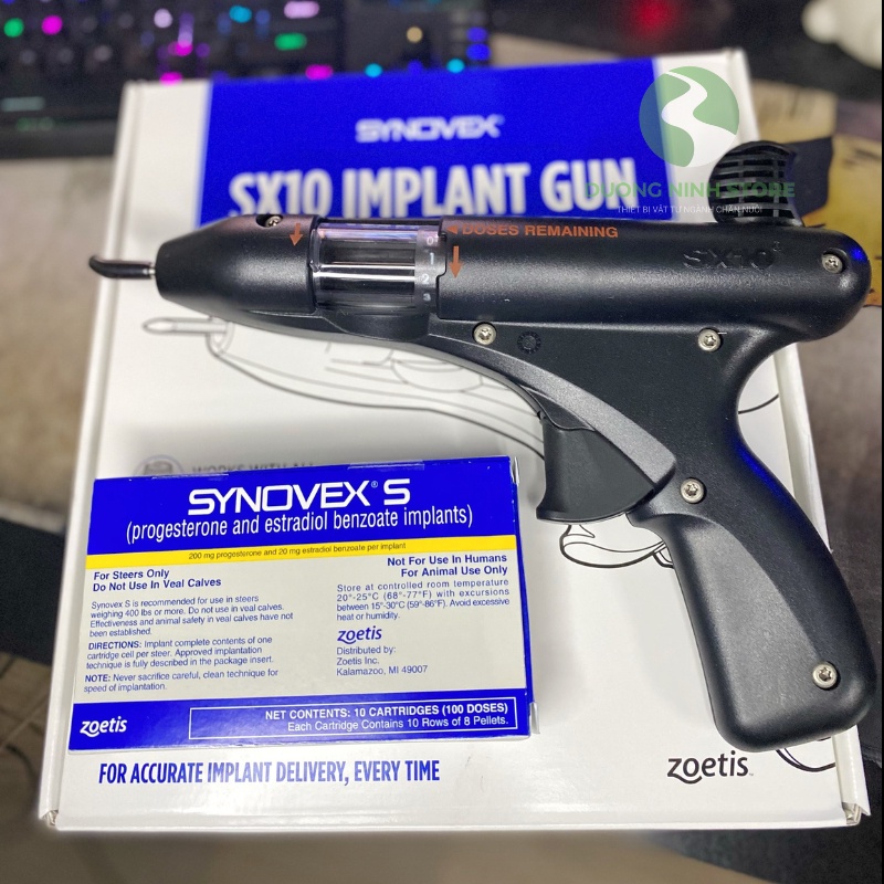 Dụng cụ cấy hormone Dương ninh cho bò SX10 HM54