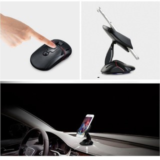 KẸP ĐIỆN THOẠI HÌNH CHUỘT GẤP GỌN CAO CẤP TRÊN XE Ô TÔ VÀ BÀN LÀM VIỆC