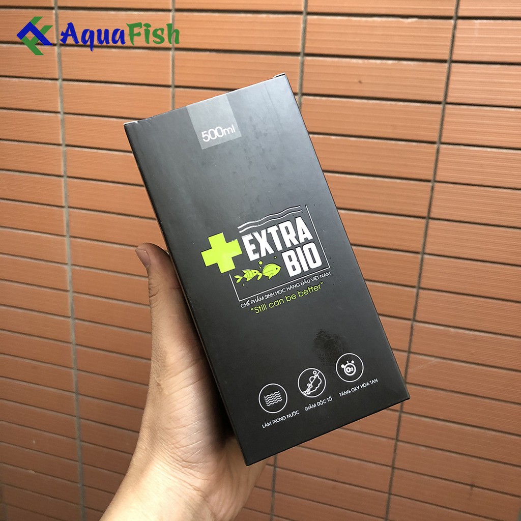 Men vi sinh làm trong nước cho bể cá, hồ cá 500ml, 1000ml giúp làm trong nước, ổn định PH, khử độc tố