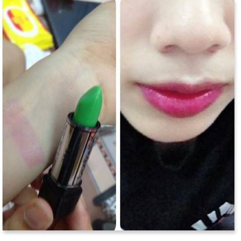 Son gió dưỡng môi JACKELIN Thái Lan MÀU XANH