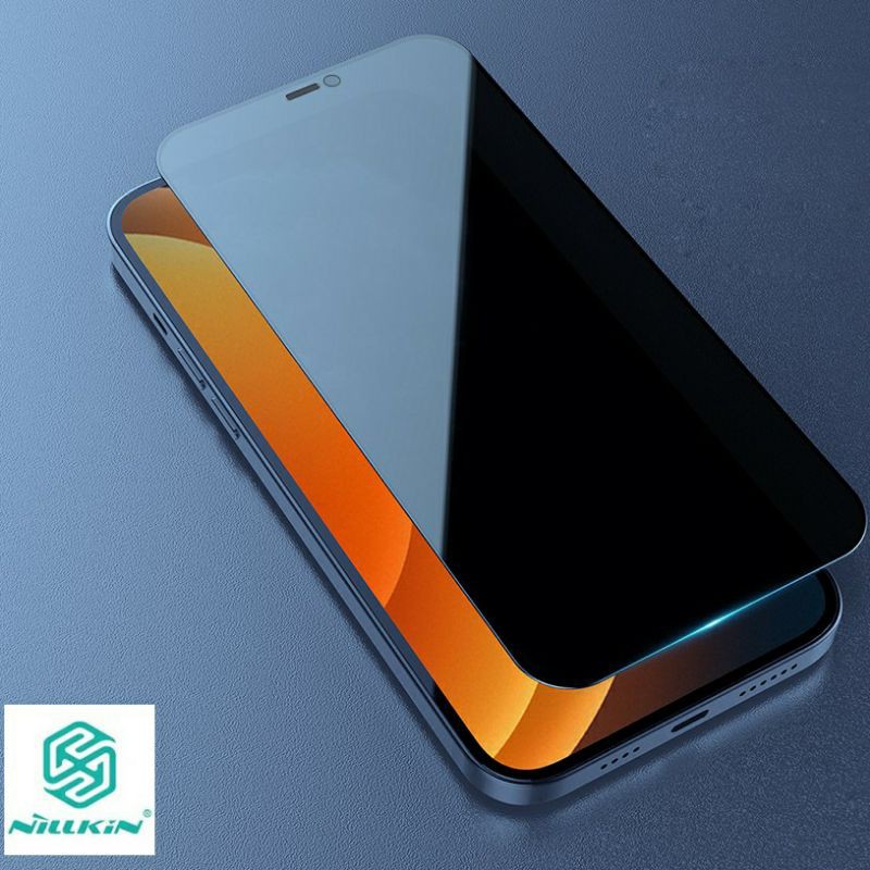 IPhone 12, 12 Pro, 12 Pro Max_Kính cường lực Nillkin Guardian chống nhìn trộm, Full màn hình Chính Hãng