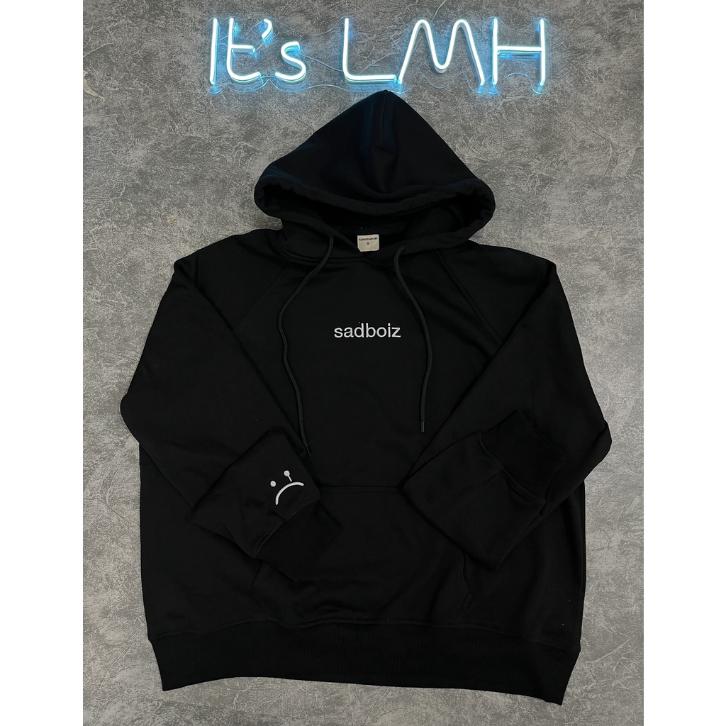 Áo Hoodei SADBOIZ SIGNATURE BLACK