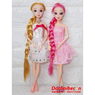 Búp bê có khớp, mắt ngọc, tóc dài, thời trang - Nhiều mẫu
