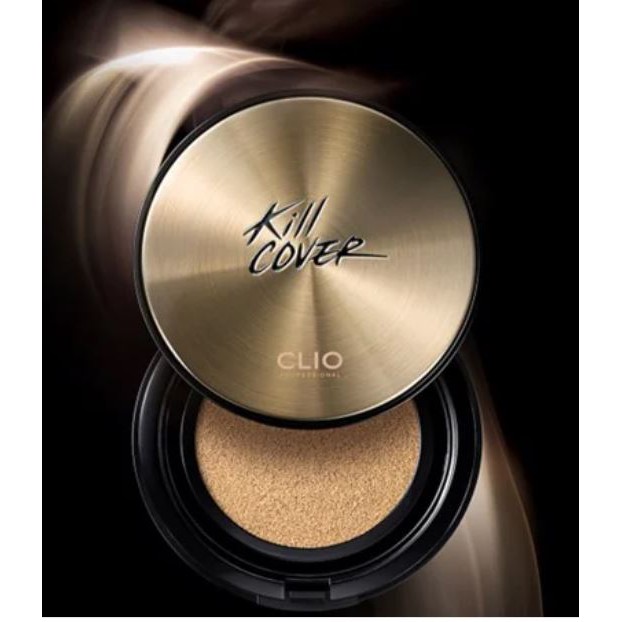 Phấn Nước Che Phủ Cấp Ẩm Giúp Da Căng Bóng Clio Kill Cover Ampoule Cushion SPF 50 PA+++ No.3