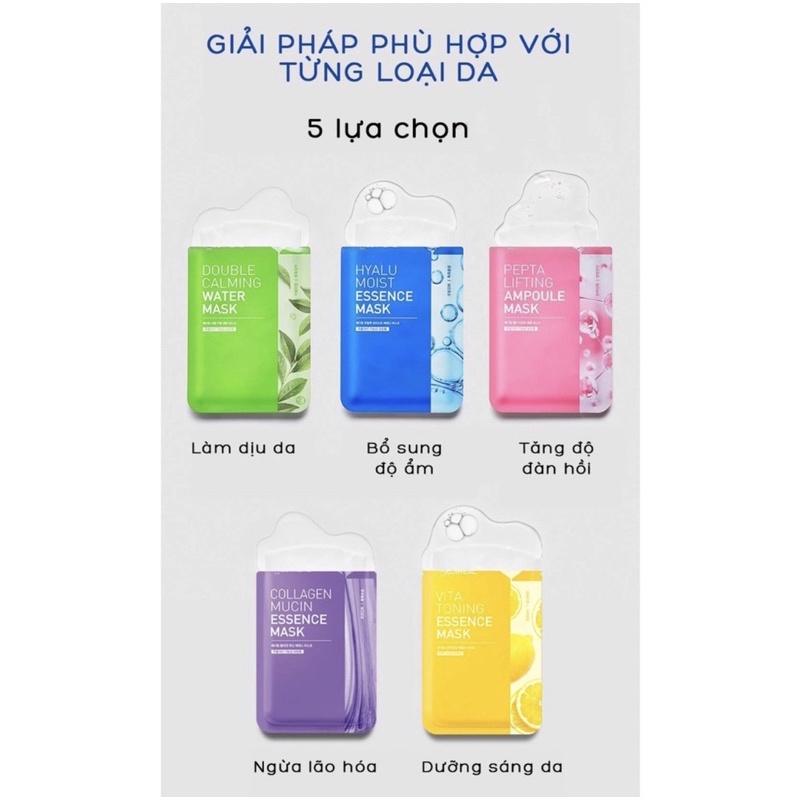 Mặt nạ giấy cấp ẩm, dưỡng trắng, làm dịu da, loại bỏ bã nhờn và cung cấp dưỡng chất cho da Mediheal Mask EX 25ml | BigBuy360 - bigbuy360.vn