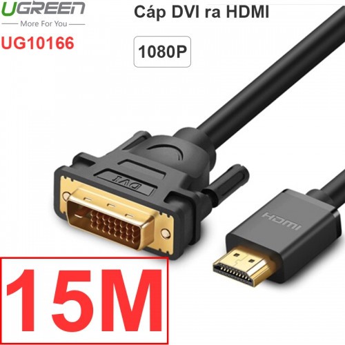 Cáp Chuyển HDM sang DVI 24+1 Chính hãng Ugreen 10138 10166 HD106 (2 chiều)